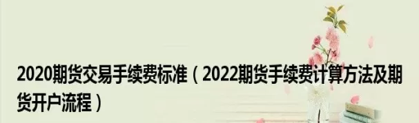 沙河期货手续费最低(期货手续费用是多少)_财金知识_第1张_青花期货直播间 沙河期货手续费最低(期货手续费用是多少)_https://qh.ynbygsw.com_财金知识_第1张