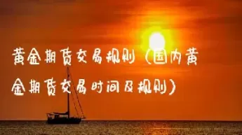 黄金期货的规则(黄金期货的规则有哪些)_国际期货_第1张_青花期货直播间 黄金期货的规则(黄金期货的规则有哪些)_https://qh.ynbygsw.com_国际期货_第1张