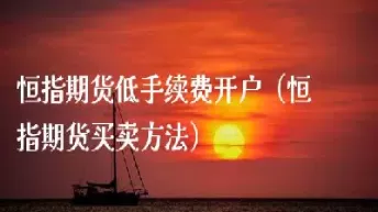 恒指期货入不了金啥原因(恒指期货买卖)_https://qh.ynbygsw.com_财金知识_第1张