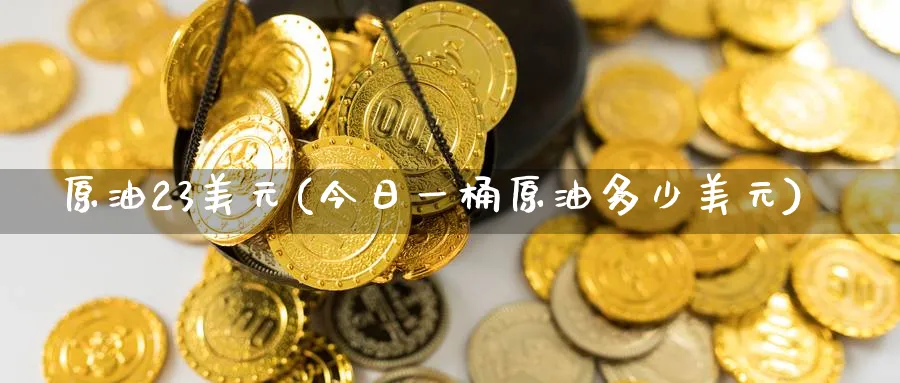 原油23美元(今日一桶原油多少美元)_财金知识_第1张_青花期货直播间 原油23美元(今日一桶原油多少美元)_https://qh.ynbygsw.com_财金知识_第1张