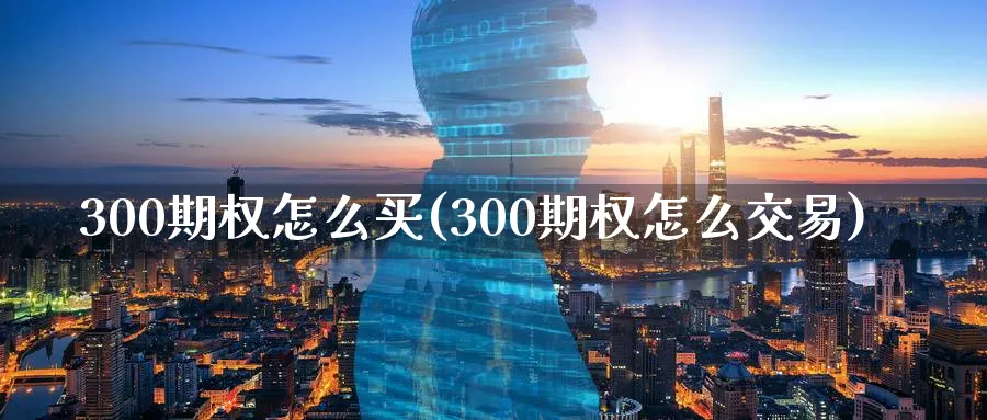 300期权怎么买(300期权怎么交易)_https://qh.ynbygsw.com_财金百科_第1张