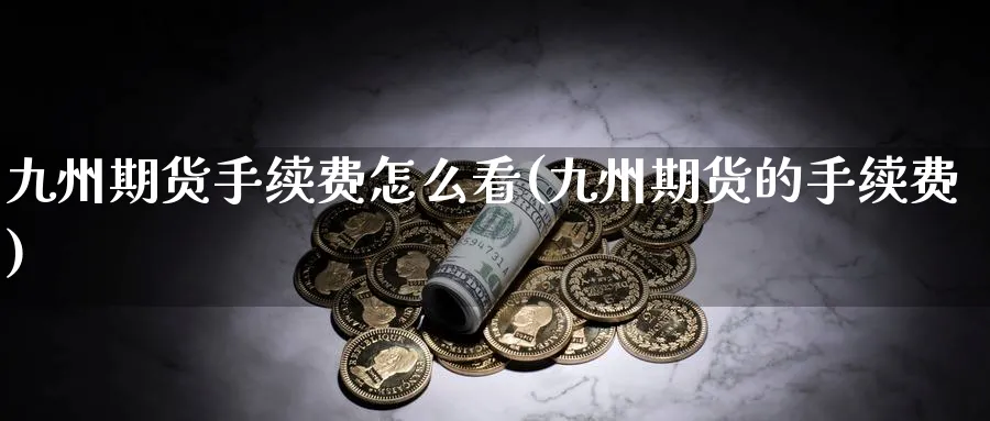 九州期货手续费怎么看(九州期货的手续费)_财金百科_第1张_青花期货直播间 九州期货手续费怎么看(九州期货的手续费)_https://qh.ynbygsw.com_财金百科_第1张