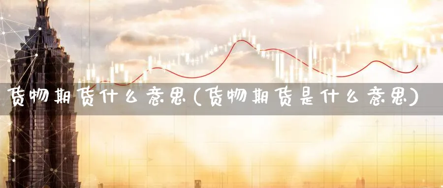 货物期货什么意思(货物期货是什么意思)_https://qh.ynbygsw.com_财金百科_第1张