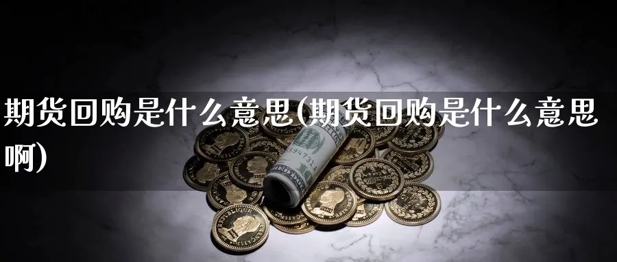 期货回购是什么意思(期货回购是什么意思啊)_https://qh.ynbygsw.com_期货交易_第1张