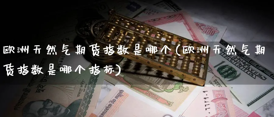 欧洲天然气期货指数是哪个(欧洲天然气期货指数是哪个指标)_期货喊单_第1张_青花期货直播间 欧洲天然气期货指数是哪个(欧洲天然气期货指数是哪个指标)_https://qh.ynbygsw.com_期货喊单_第1张