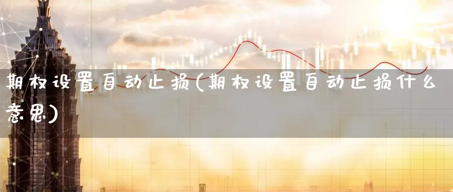 期权设置自动止损(期权设置自动止损什么意思)_期货喊单_第1张_青花期货直播间 期权设置自动止损(期权设置自动止损什么意思)_https://qh.ynbygsw.com_期货喊单_第1张