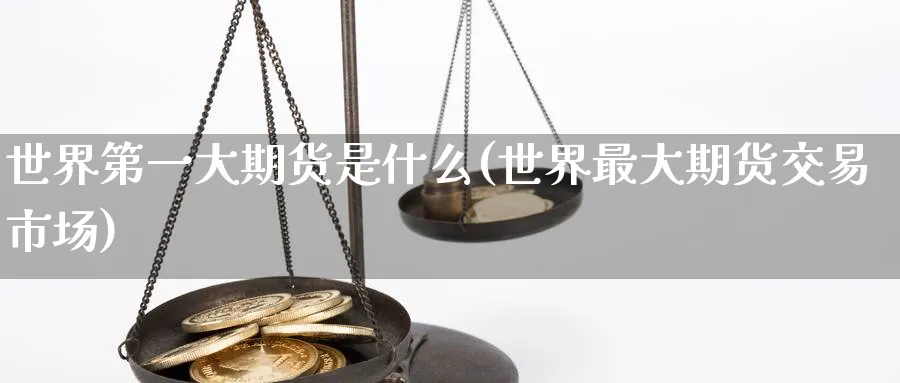 世界第一大期货是什么(世界最大期货交易市场)_https://qh.ynbygsw.com_期货喊单_第1张