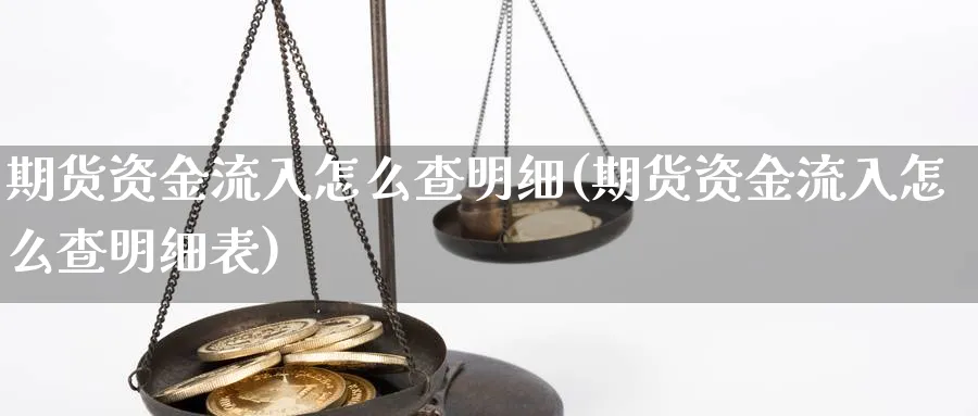 期货资金流入怎么查明细(期货资金流入怎么查明细表)_国际期货_第1张_青花期货直播间 期货资金流入怎么查明细(期货资金流入怎么查明细表)_https://qh.ynbygsw.com_国际期货_第1张